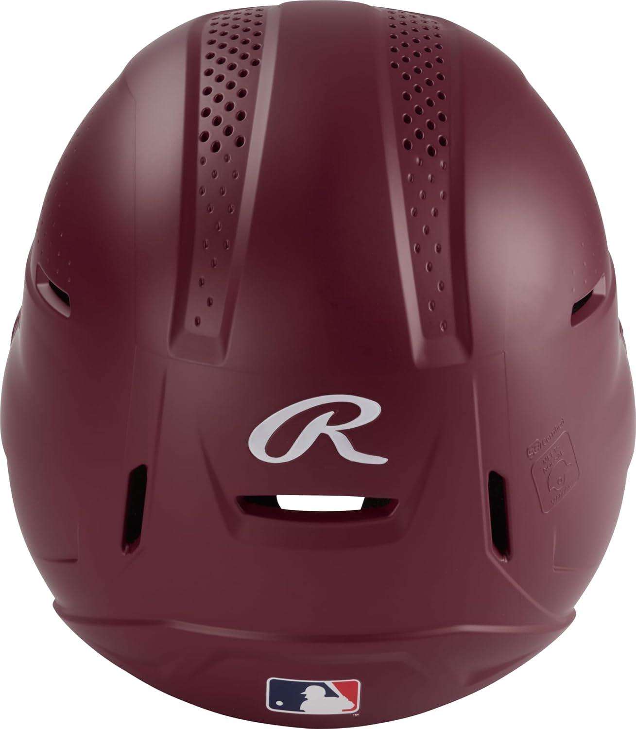 image:imageRawlings RX2 Series Baseball Batting Helmet Matte JR amp SR Sizes Multiple ColorsMaroon