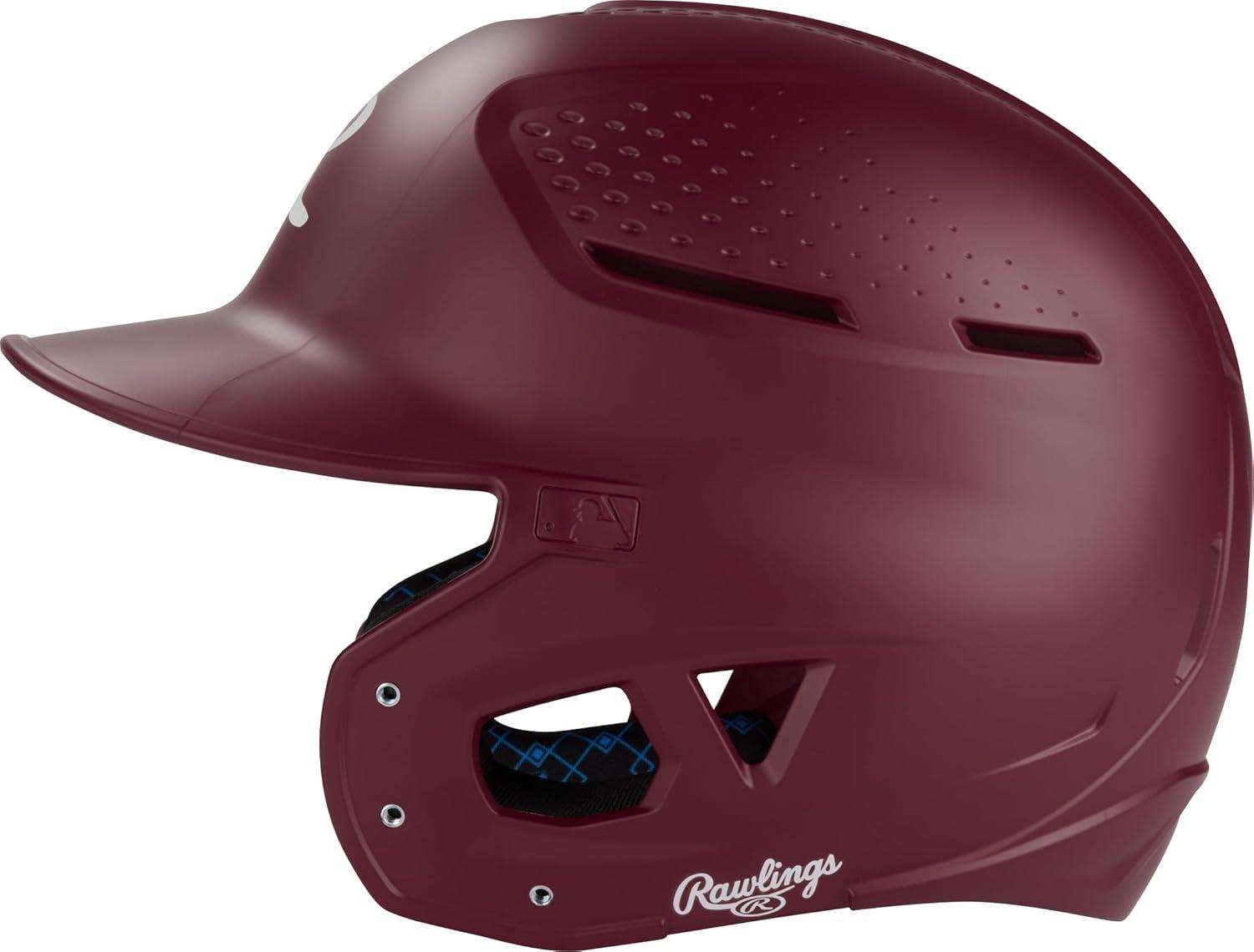 image:imageRawlings RX2 Series Baseball Batting Helmet Matte JR amp SR Sizes Multiple ColorsMaroon