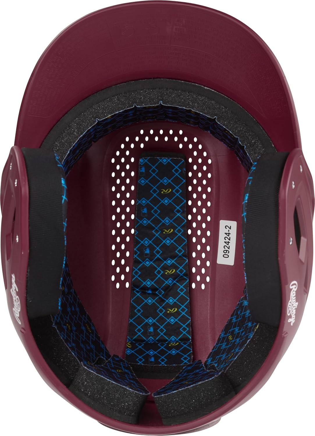 image:imageRawlings RX2 Series Baseball Batting Helmet Matte JR amp SR Sizes Multiple ColorsMaroon