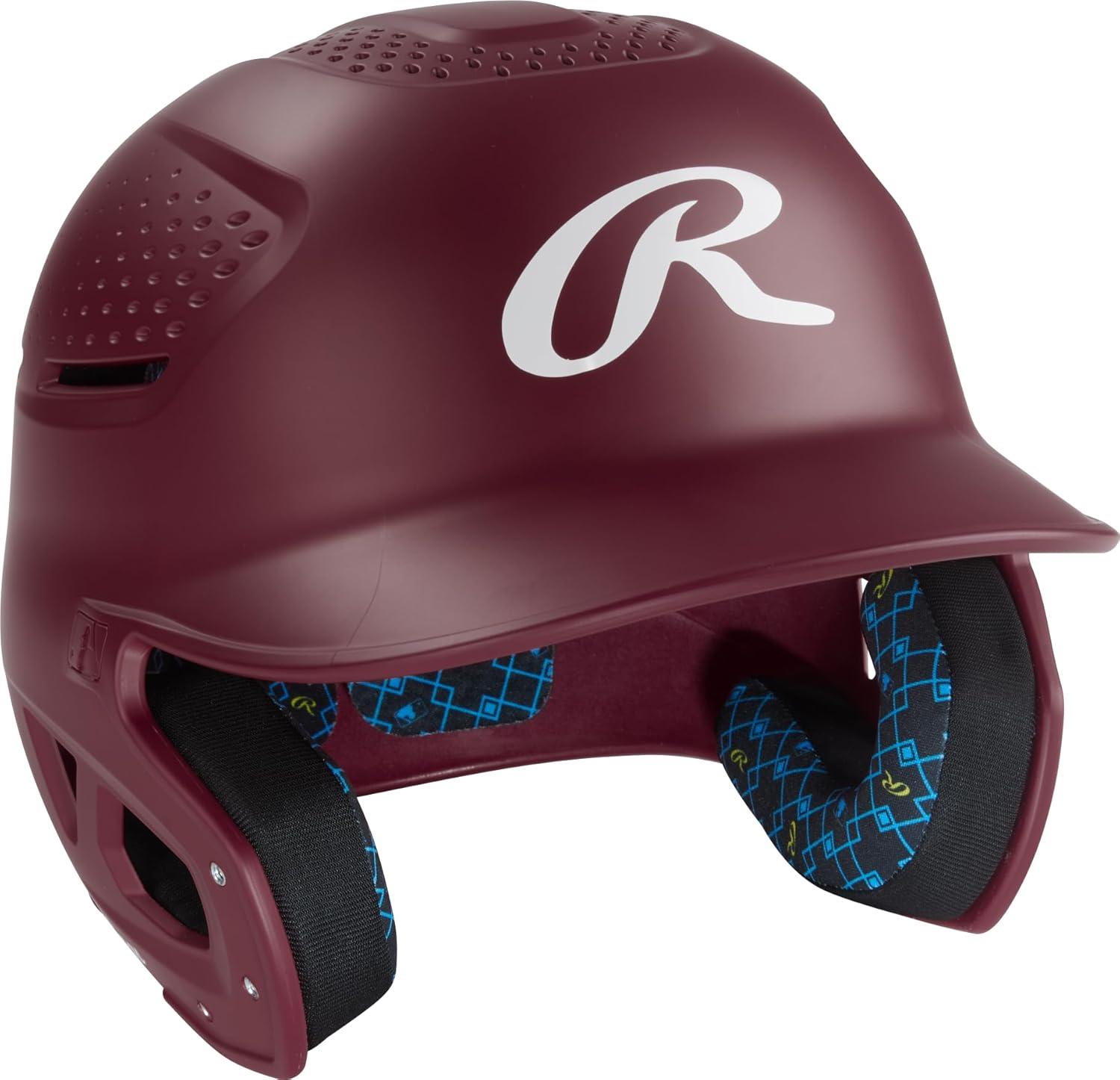 image:imageRawlings RX2 Series Baseball Batting Helmet Matte JR amp SR Sizes Multiple ColorsMaroon