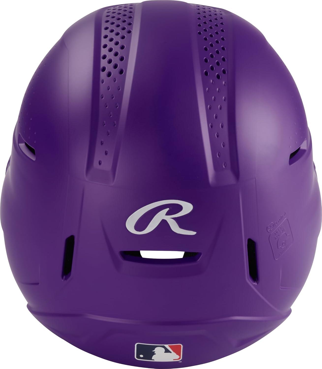 image:imageRawlings RX2 Series Baseball Batting Helmet Matte JR amp SR Sizes Multiple ColorsPurple
