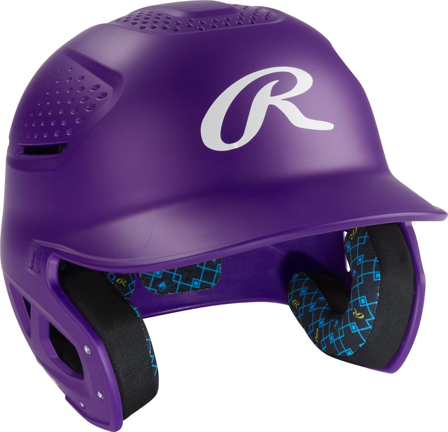 image:imageRawlings RX2 Series Baseball Batting Helmet Matte JR amp SR Sizes Multiple ColorsPurple
