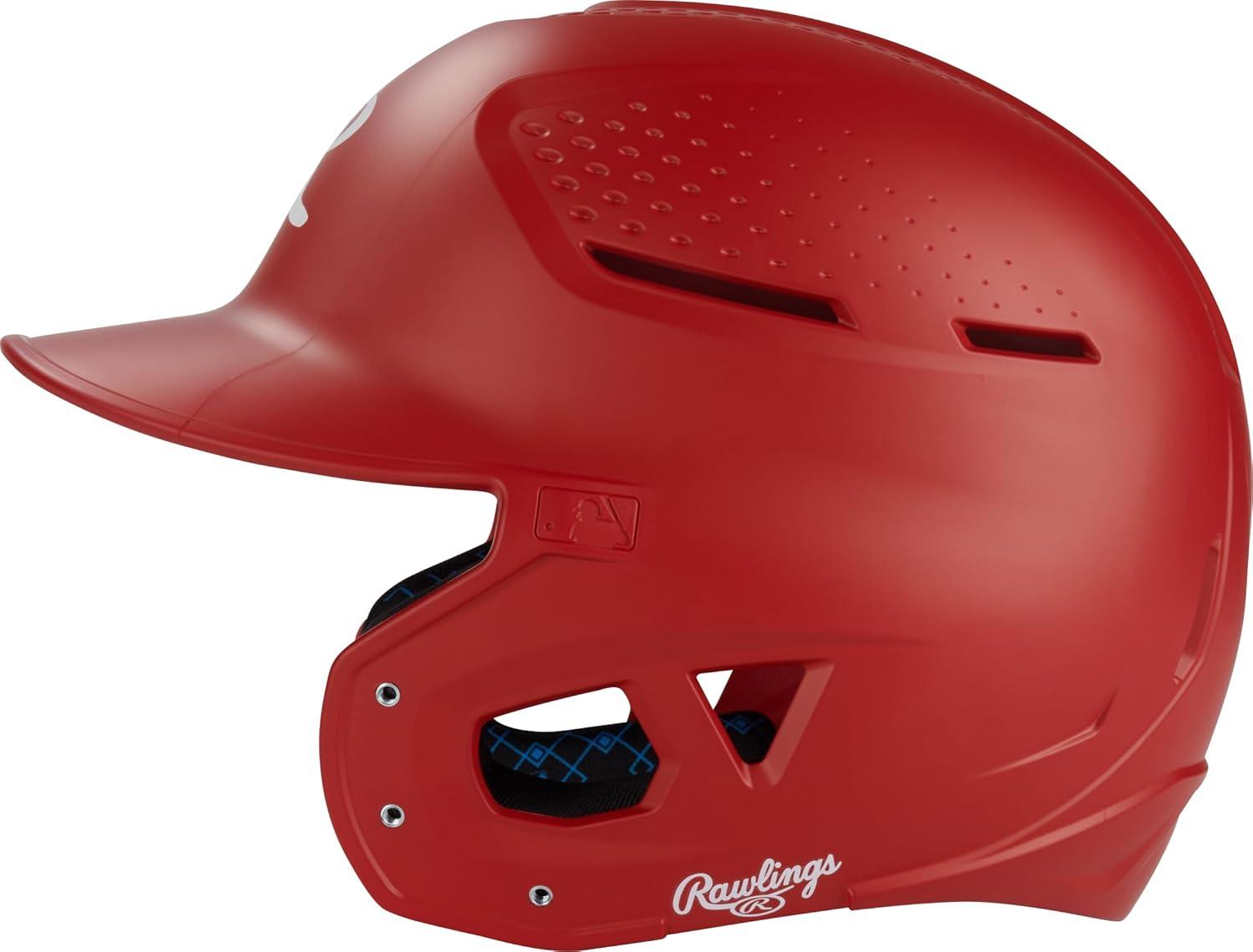 image:imageRawlings RX2 Series Baseball Batting Helmet Matte JR amp SR Sizes Multiple ColorsScarlet
