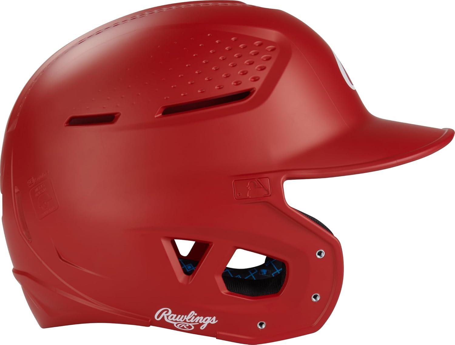 image:imageRawlings RX2 Series Baseball Batting Helmet Matte JR amp SR Sizes Multiple ColorsScarlet