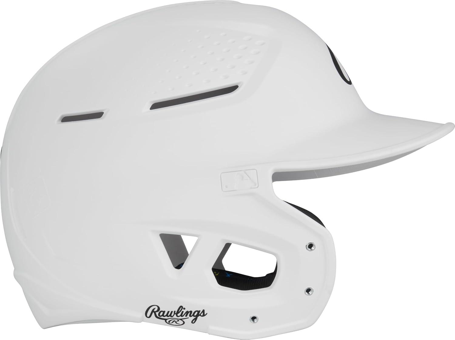 image:imageRawlings RX2 Series Baseball Batting Helmet Matte JR amp SR Sizes Multiple ColorsWhite