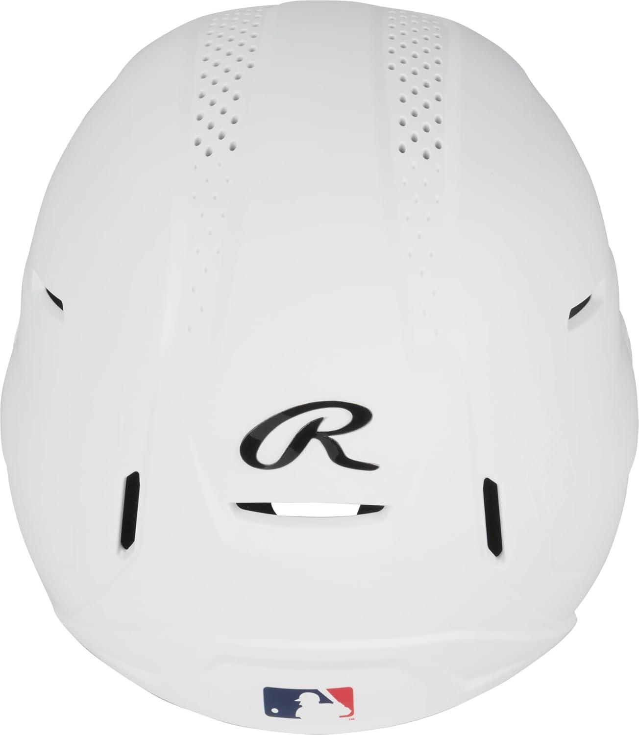 image:imageRawlings RX2 Series Baseball Batting Helmet Matte JR amp SR Sizes Multiple ColorsWhite