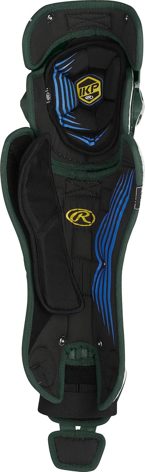 image:imageRawlings Rawlings MACH Catchers Leg Guards Baseball NOCSAE Certified Adult amp Intermediate Sizing Multiple ColorsDark Green