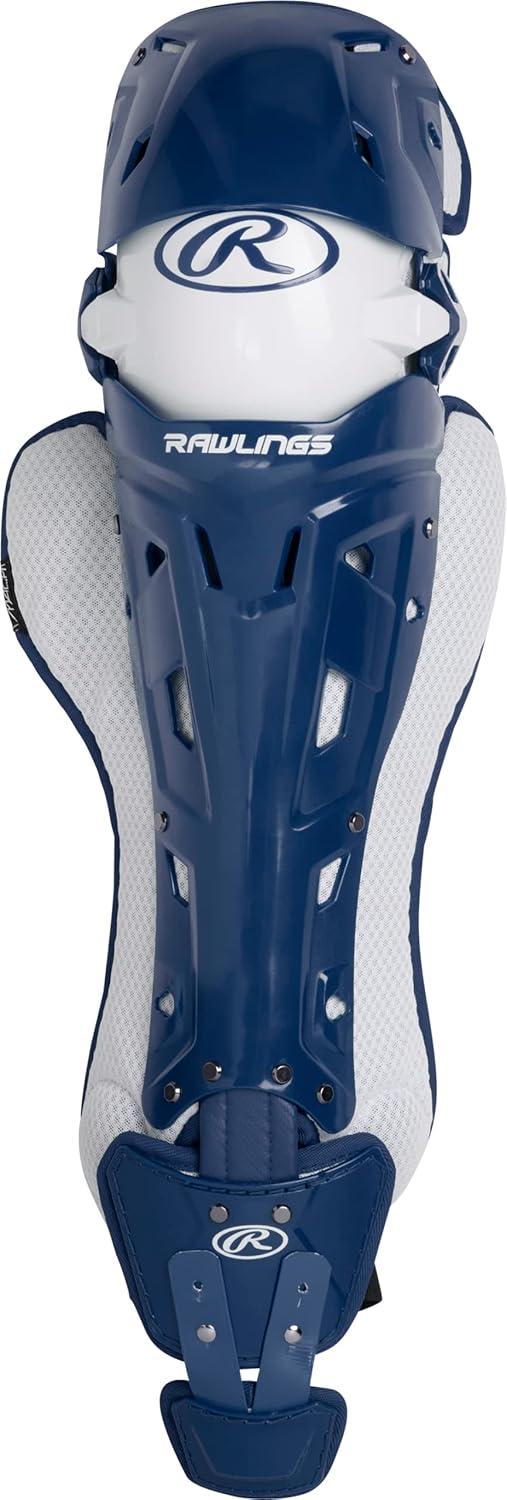 image:imageRawlings Rawlings MACH Catchers Leg Guards Baseball NOCSAE Certified Adult amp Intermediate Sizing Multiple ColorsNavy