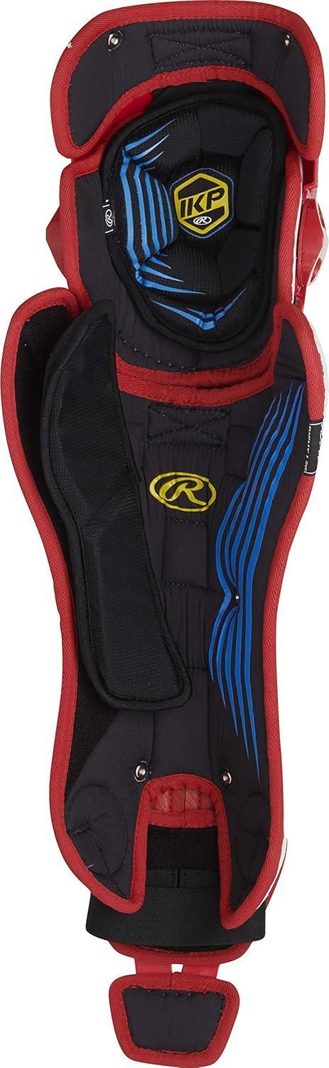 image:imageRawlings Rawlings MACH Catchers Leg Guards Baseball NOCSAE Certified Adult amp Intermediate Sizing Multiple ColorsRed