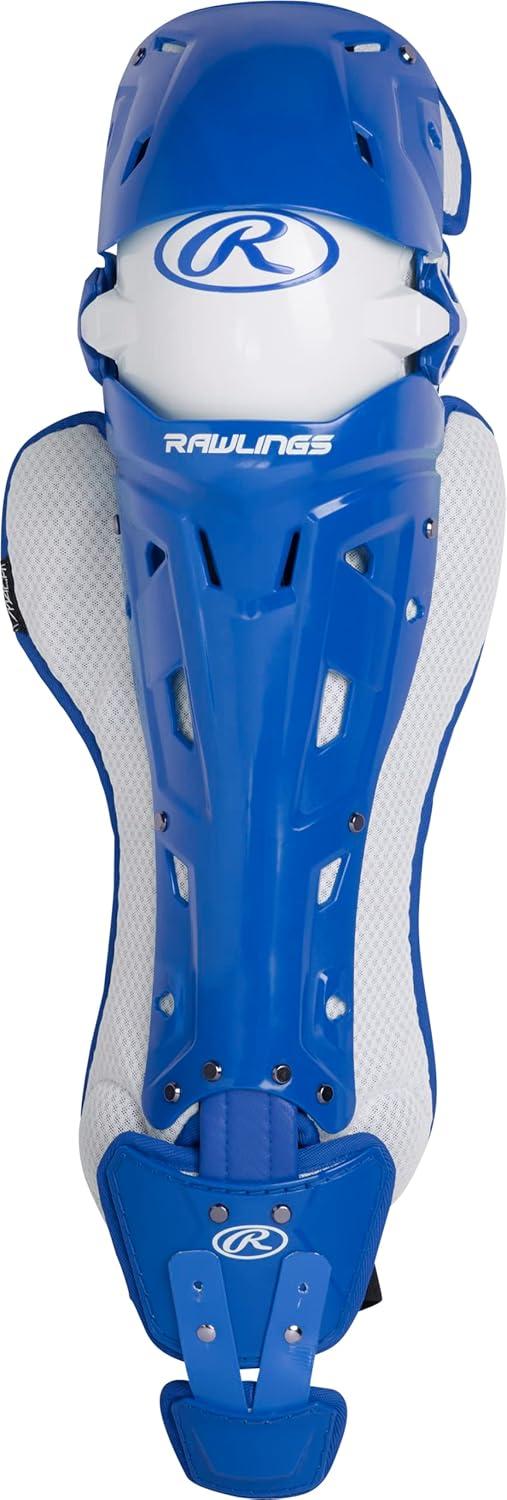 image:imageRawlings Rawlings MACH Catchers Leg Guards Baseball NOCSAE Certified Adult amp Intermediate Sizing Multiple ColorsRoyal Blue