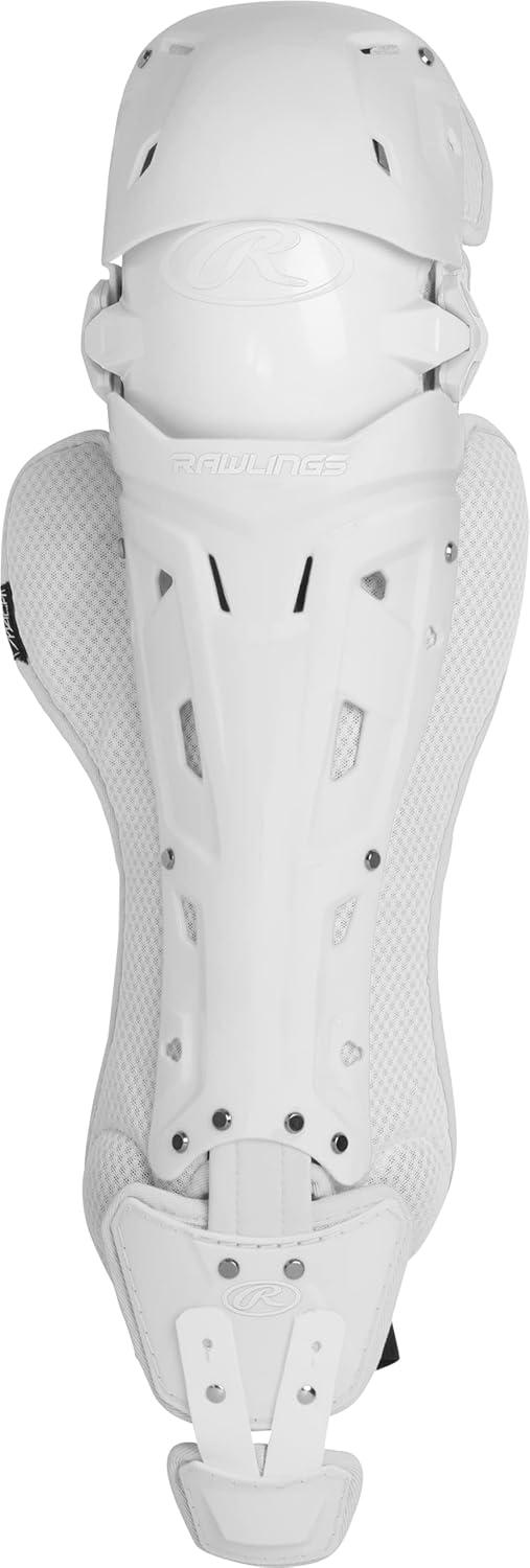 image:imageRawlings Rawlings MACH Catchers Leg Guards Baseball NOCSAE Certified Adult amp Intermediate Sizing Multiple ColorsWhite White
