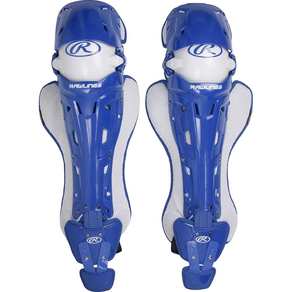 image:imageRawlings Rawlings MACH Catchers Leg Guards Baseball NOCSAE Certified Adult amp Intermediate Sizing Multiple ColorsRoyal Blue