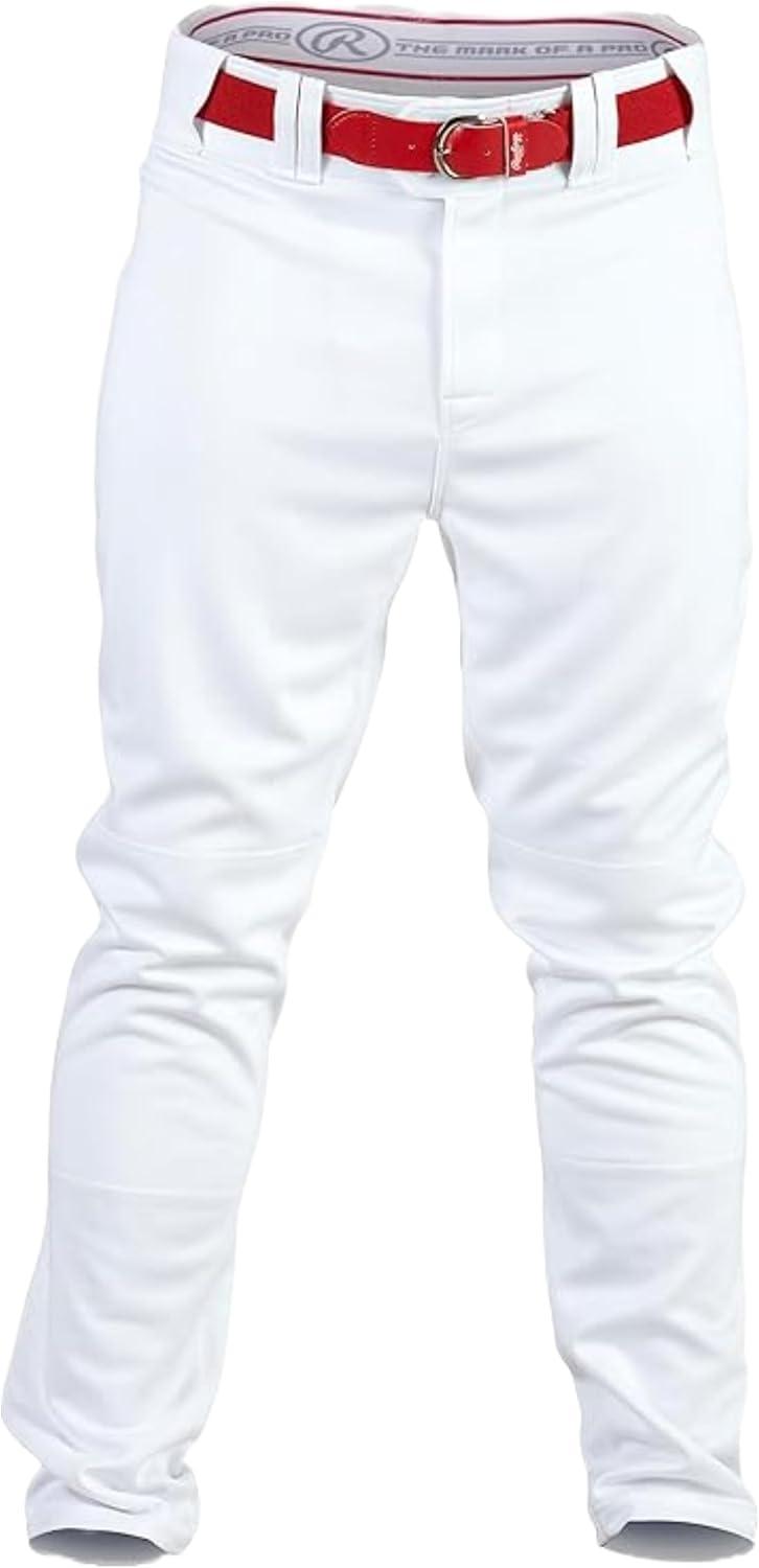 image:imageRawlings PRO 150 Series Baseball Pants Full Length SemiRelaxed Fit Youth Sizes Solid Multiple ColorsWhite