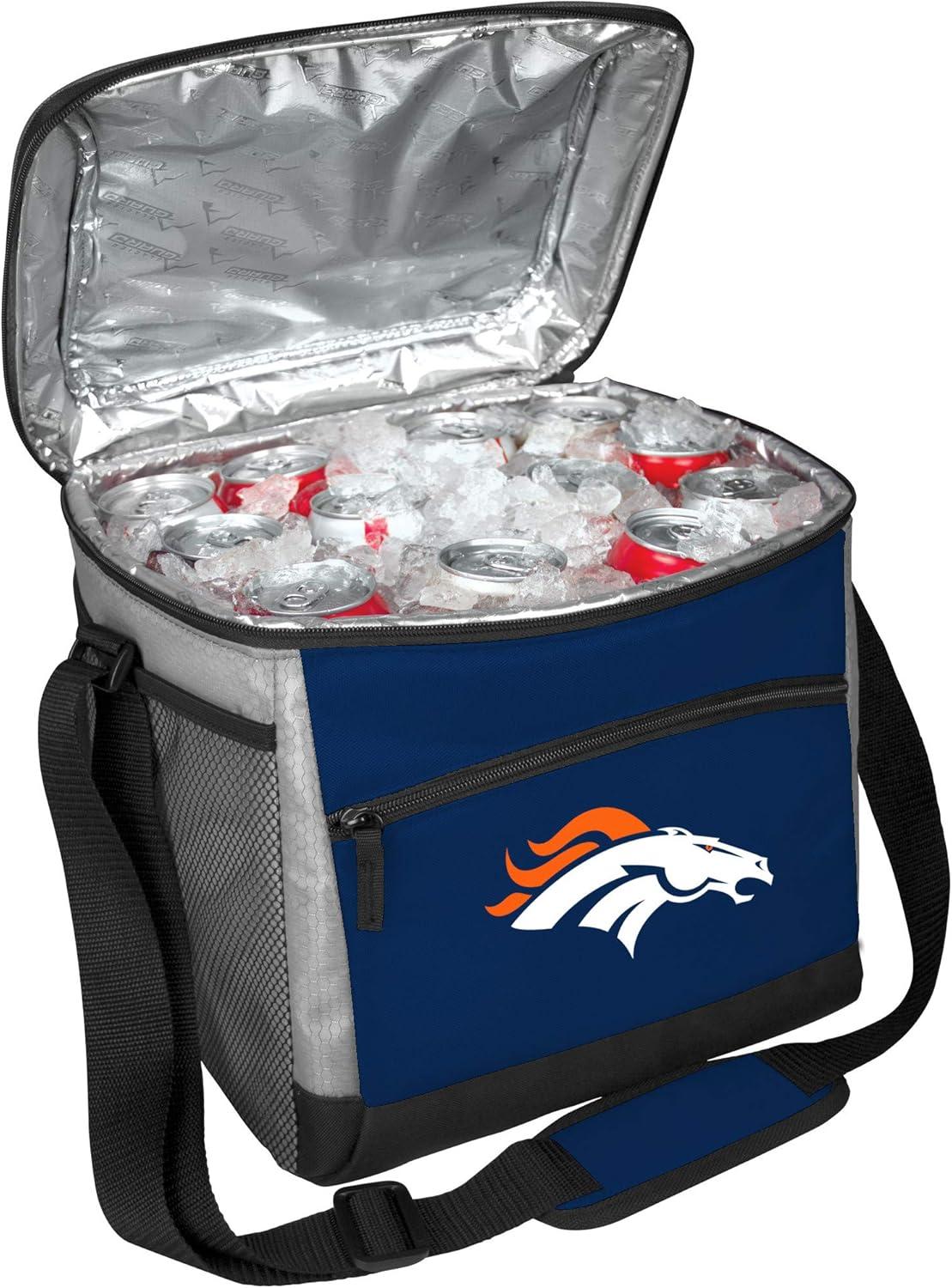 image:imageRawlings NFL SoftSided Insulated Cooler Bag 24Can Capacity ALL TEAM OPTIONSDenver Broncos
