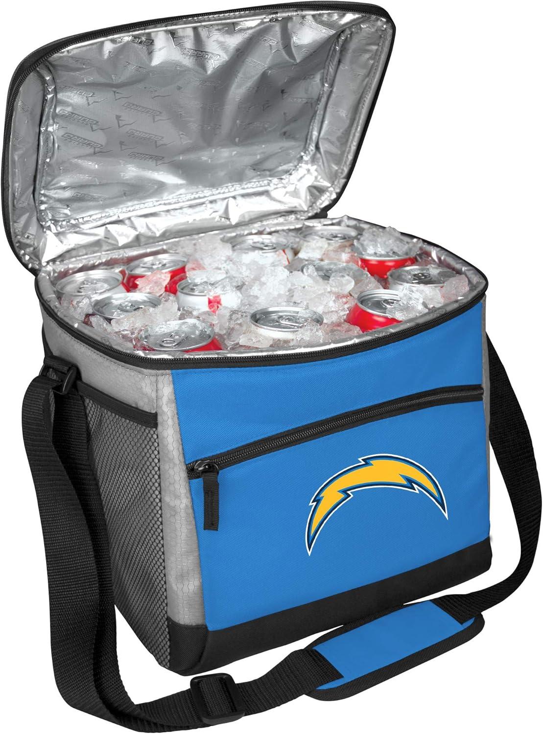 image:imageRawlings NFL SoftSided Insulated Cooler Bag 24Can Capacity ALL TEAM OPTIONSLos Angeles Chargers