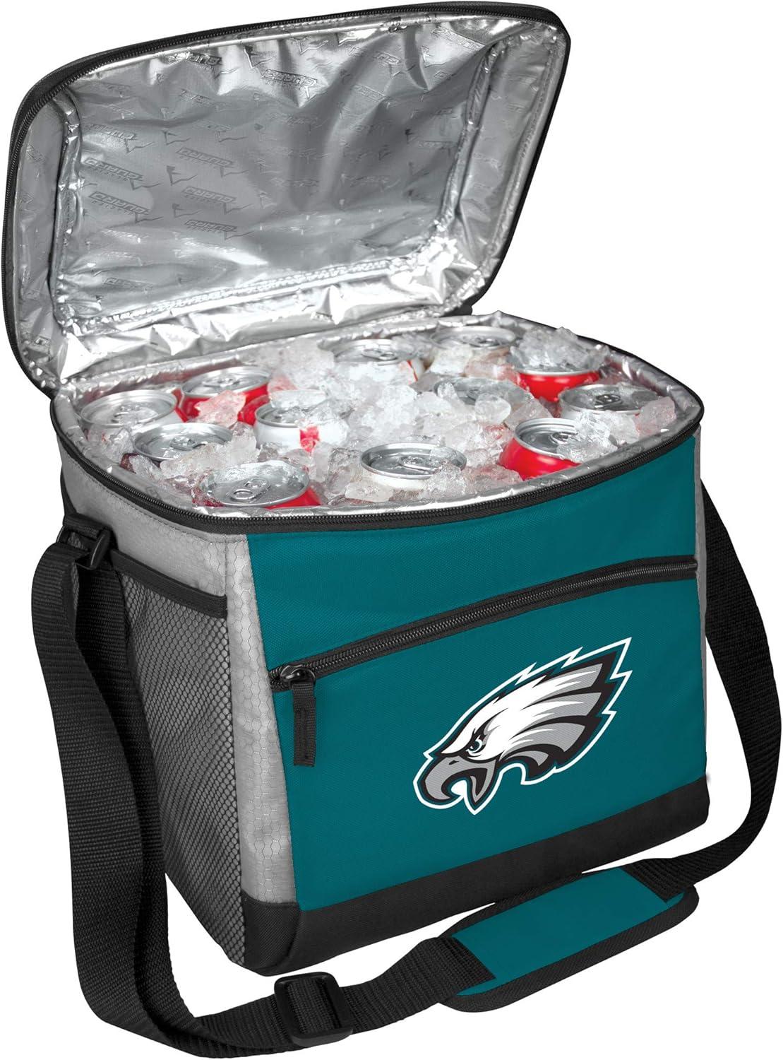 image:imageRawlings NFL SoftSided Insulated Cooler Bag 24Can Capacity ALL TEAM OPTIONSPhiladelphia Eagles