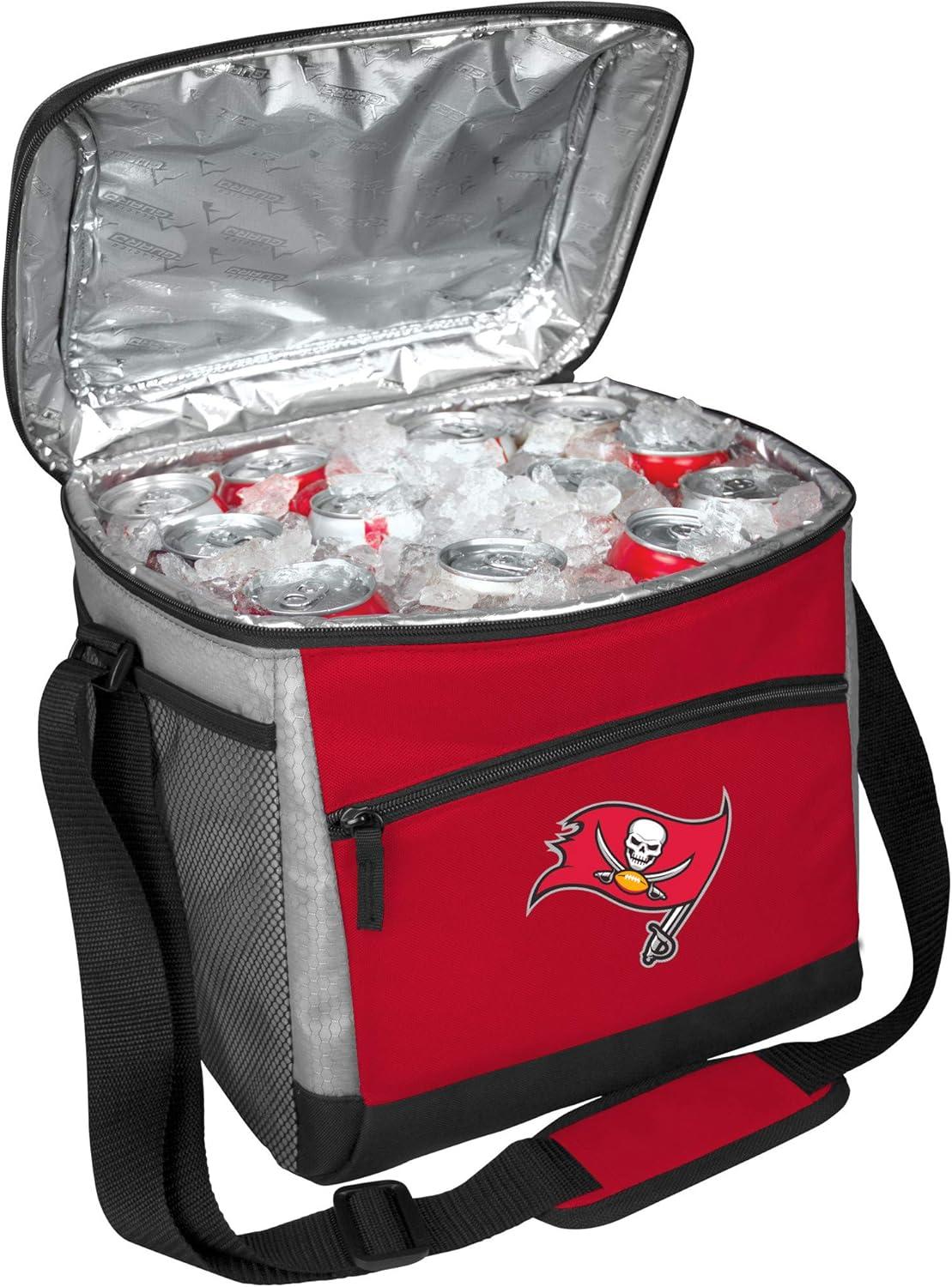 image:imageRawlings NFL SoftSided Insulated Cooler Bag 24Can Capacity ALL TEAM OPTIONSTampa Bay Buccaneers