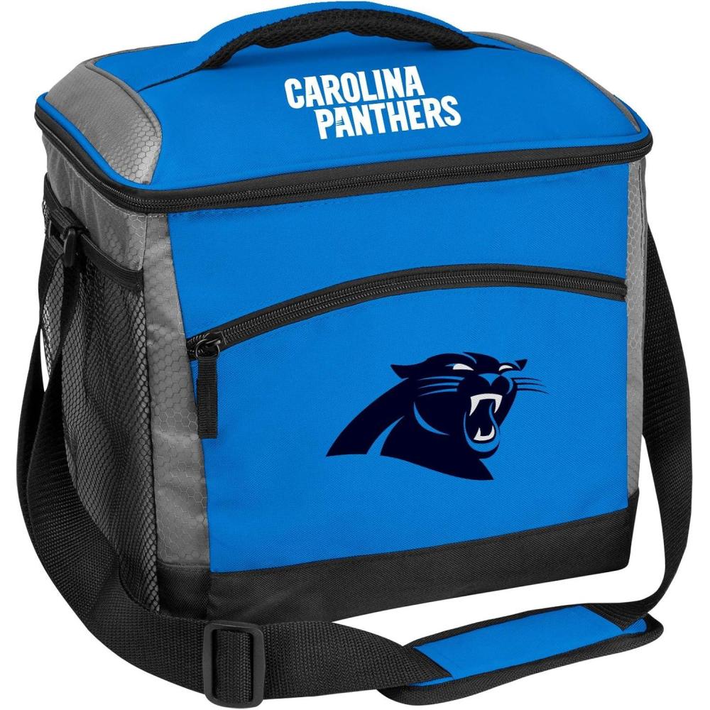 image:imageRawlings NFL SoftSided Insulated Cooler Bag 24Can Capacity ALL TEAM OPTIONSCarolina Panthers