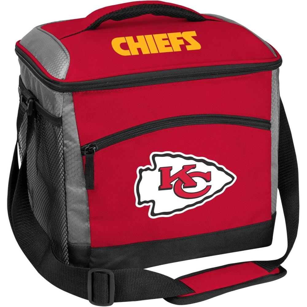 image:imageRawlings NFL SoftSided Insulated Cooler Bag 24Can Capacity ALL TEAM OPTIONSKansas City Chiefs