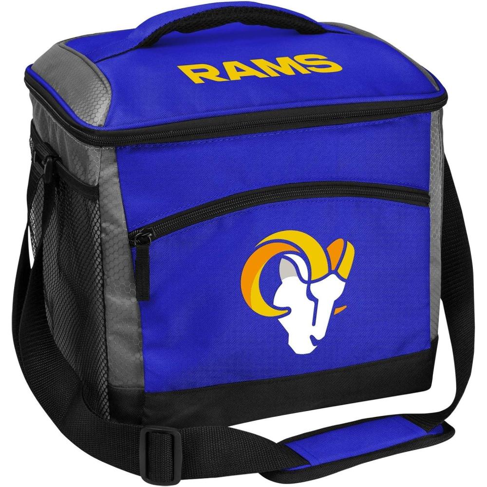 image:imageRawlings NFL SoftSided Insulated Cooler Bag 24Can Capacity ALL TEAM OPTIONSLos Angeles Rams