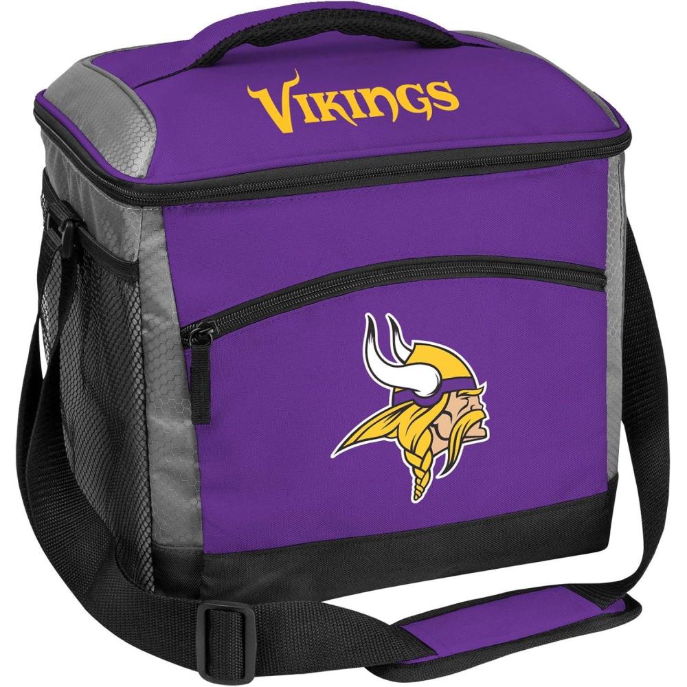 image:imageRawlings NFL SoftSided Insulated Cooler Bag 24Can Capacity ALL TEAM OPTIONSMinnesota Vikings