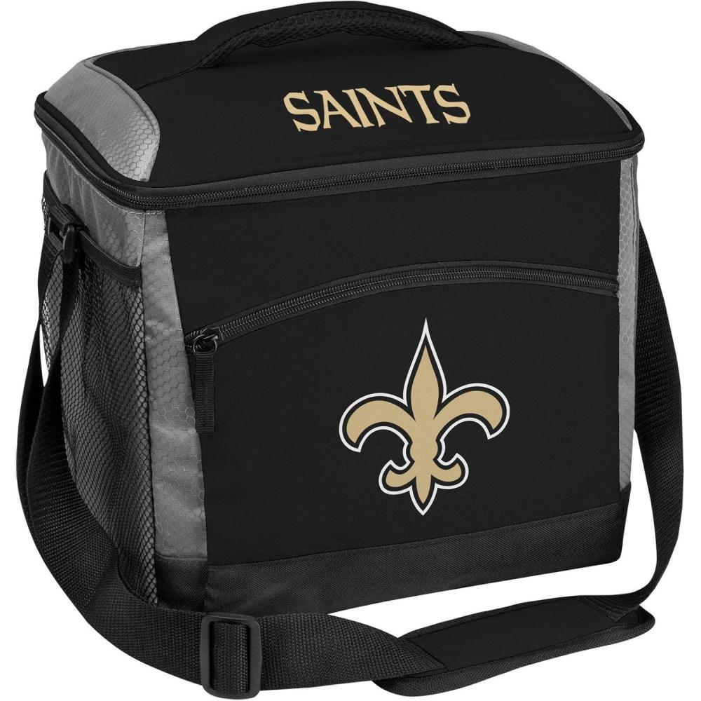 image:imageRawlings NFL SoftSided Insulated Cooler Bag 24Can Capacity ALL TEAM OPTIONSNew Orleans Saints