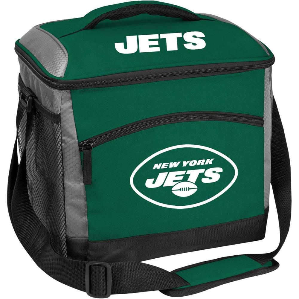 image:imageRawlings NFL SoftSided Insulated Cooler Bag 24Can Capacity ALL TEAM OPTIONSNew York Jets