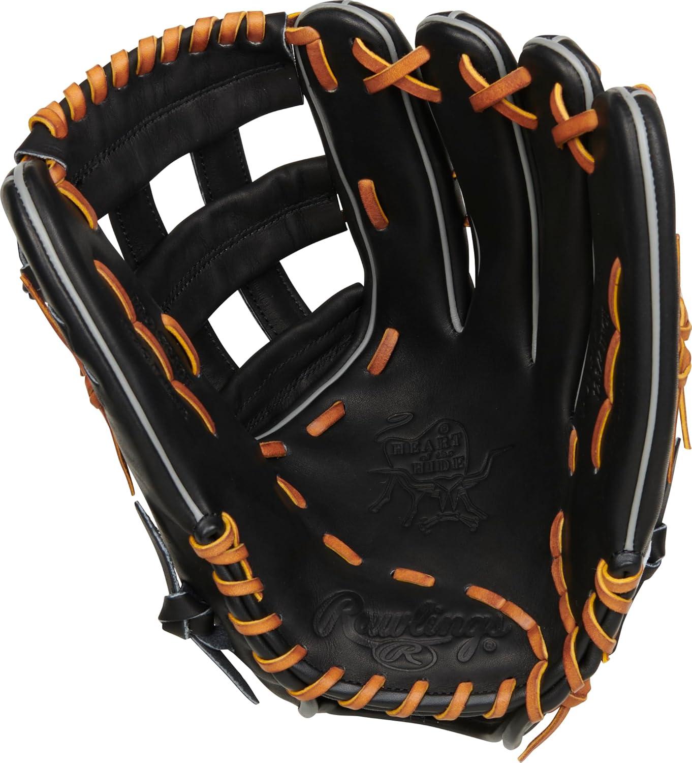 image:imageRawlings Heart of The Hide Baseball Glove Traditional Breakin Sizes 1125 1275 Multiple StylesBlack Pro H Web