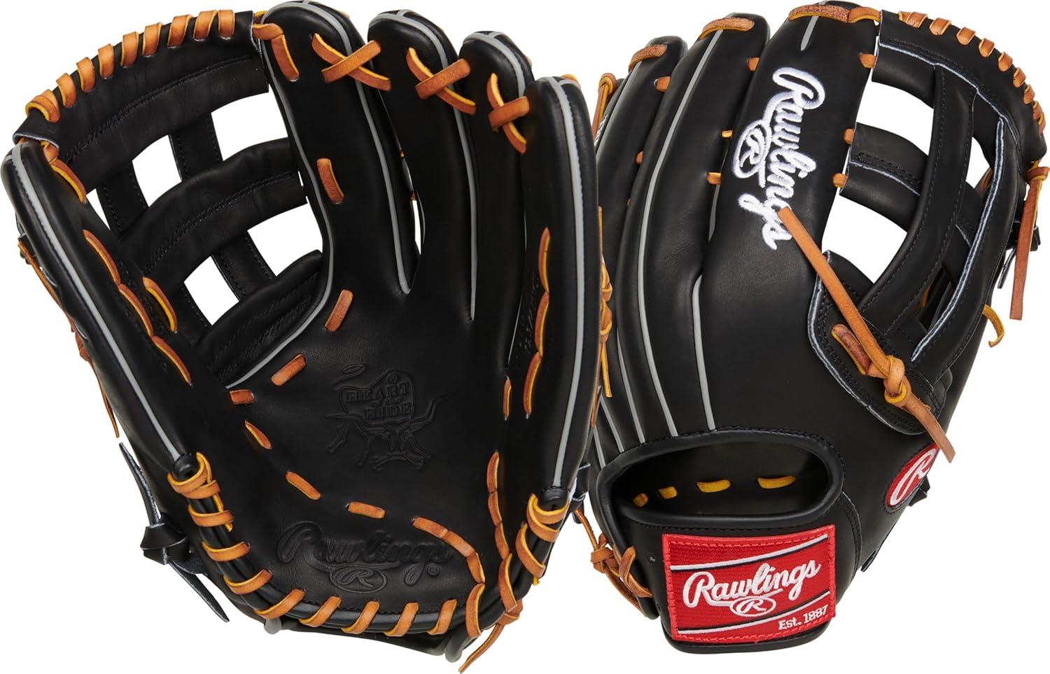 image:imageRawlings Heart of The Hide Baseball Glove Traditional Breakin Sizes 1125 1275 Multiple StylesBlack Pro H Web
