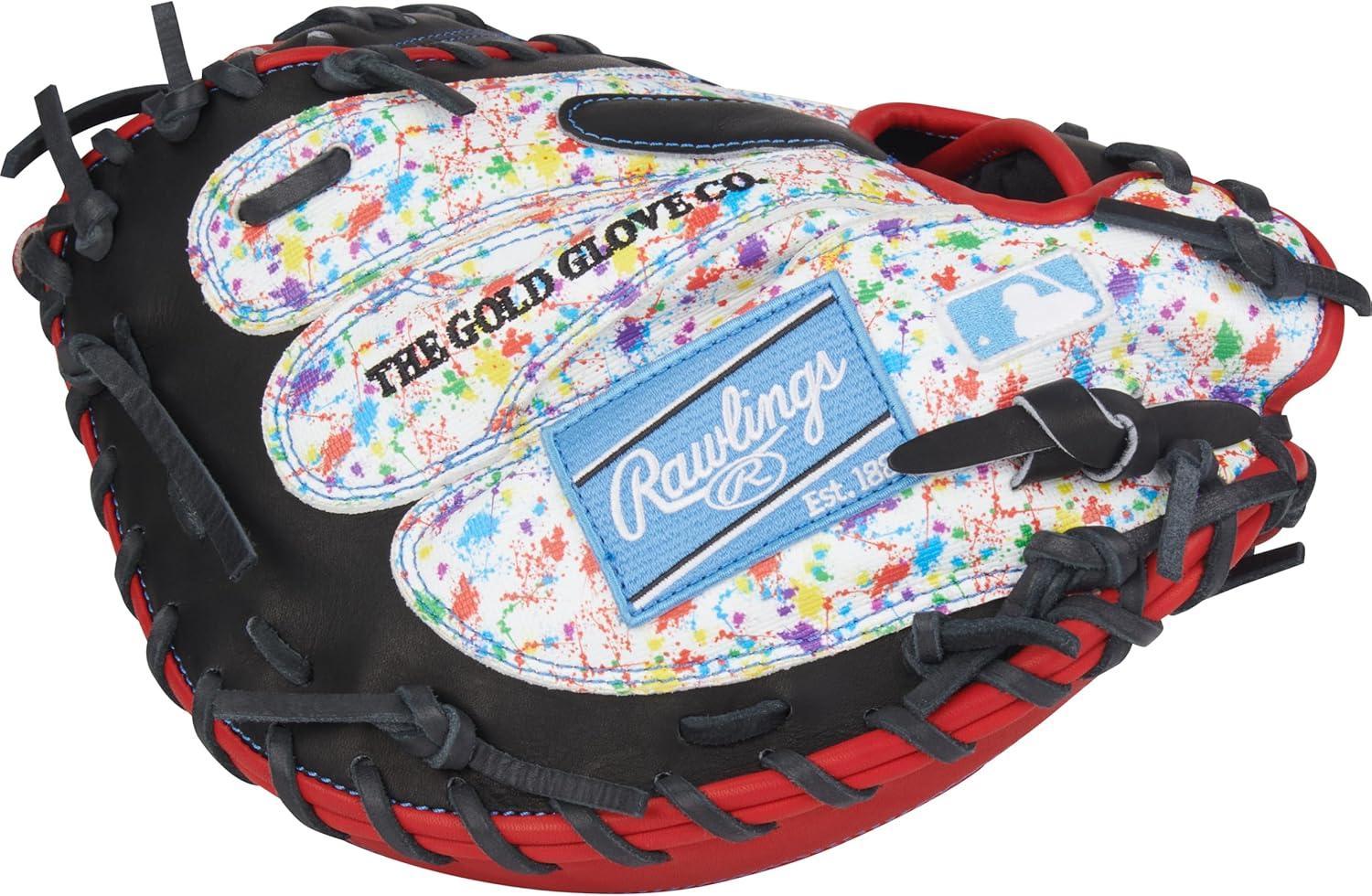 image:imageRawlings Heart of The Hide Baseball Glove Traditional Breakin Sizes 1125 1275 Multiple StylesBlack Splatter 1Piece Solid Web