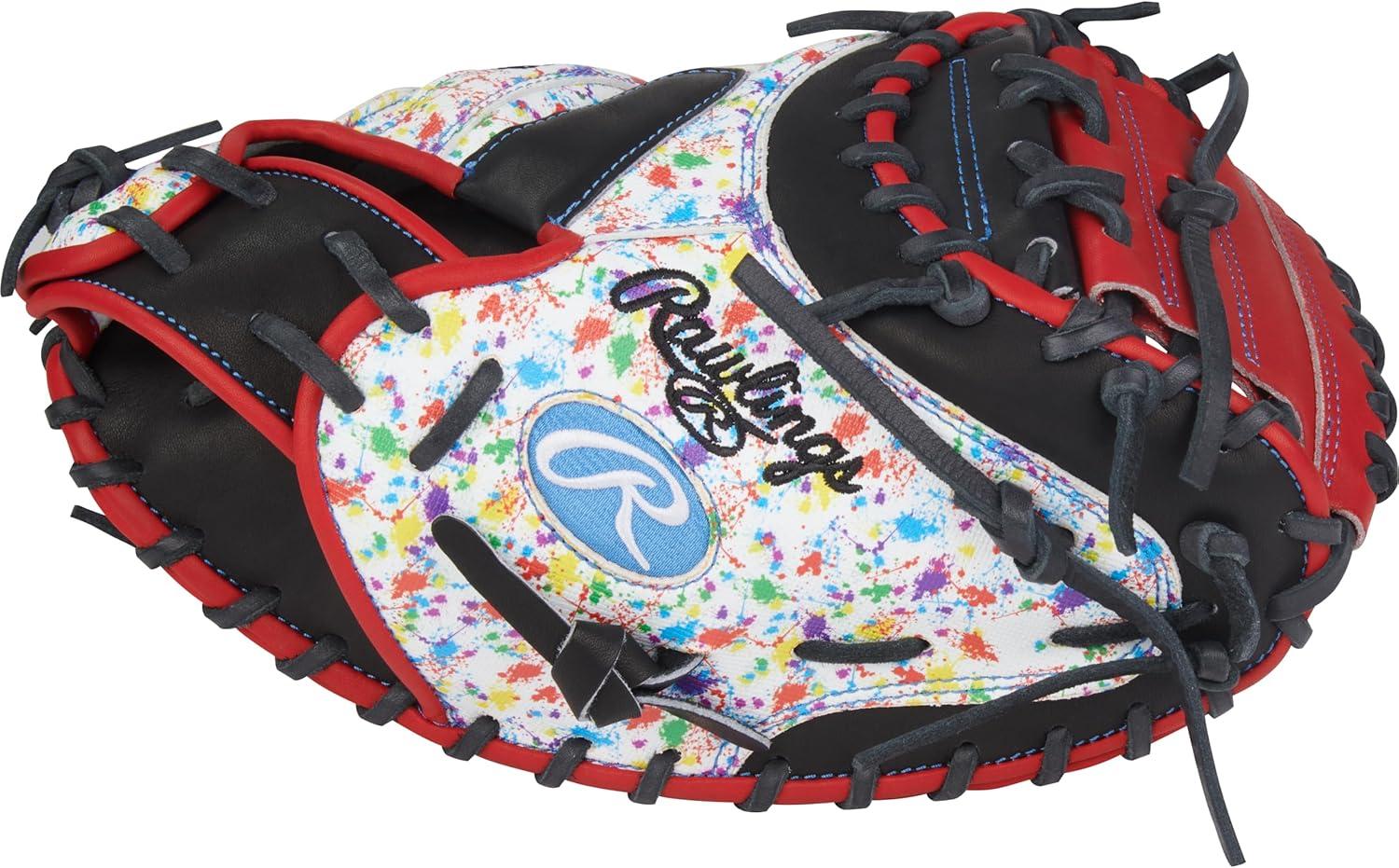 image:imageRawlings Heart of The Hide Baseball Glove Traditional Breakin Sizes 1125 1275 Multiple StylesBlack Splatter 1Piece Solid Web