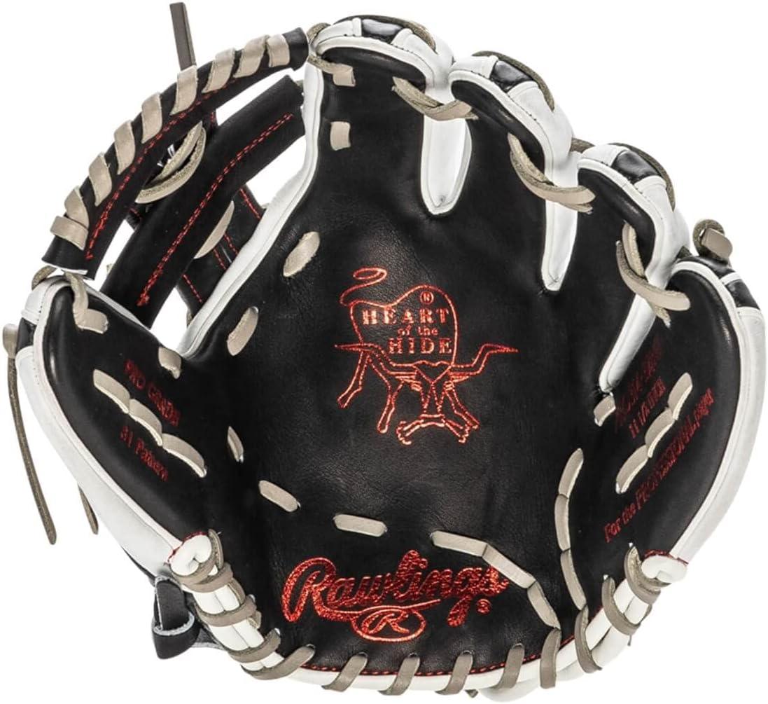 image:imageRawlings Heart of The Hide Baseball Glove Traditional Breakin Sizes 1125 1275 Multiple StylesBlack White Single Post Web