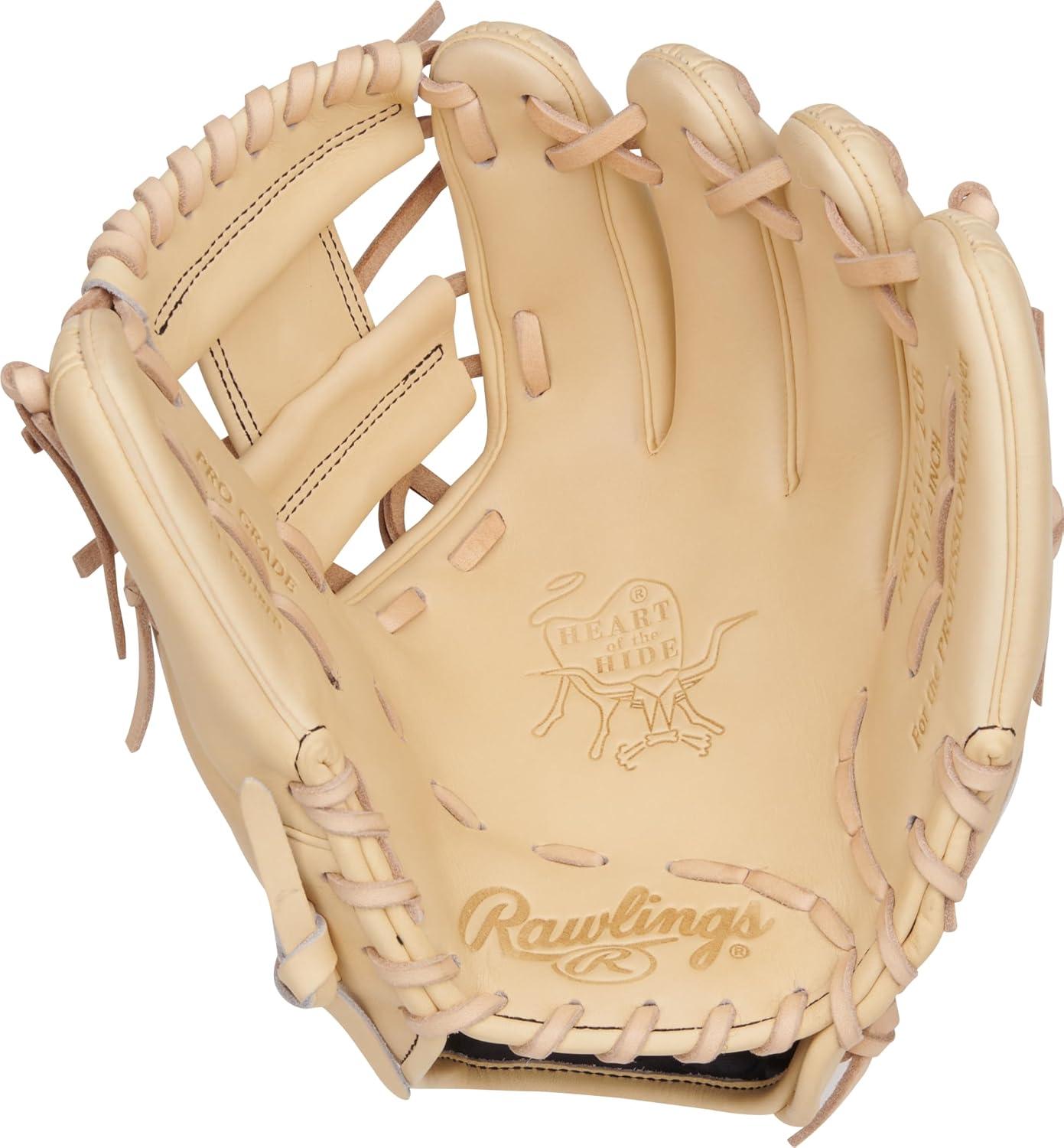 image:imageRawlings Heart of The Hide Baseball Glove Traditional Breakin Sizes 1125 1275 Multiple StylesCamel Black Pro I Web