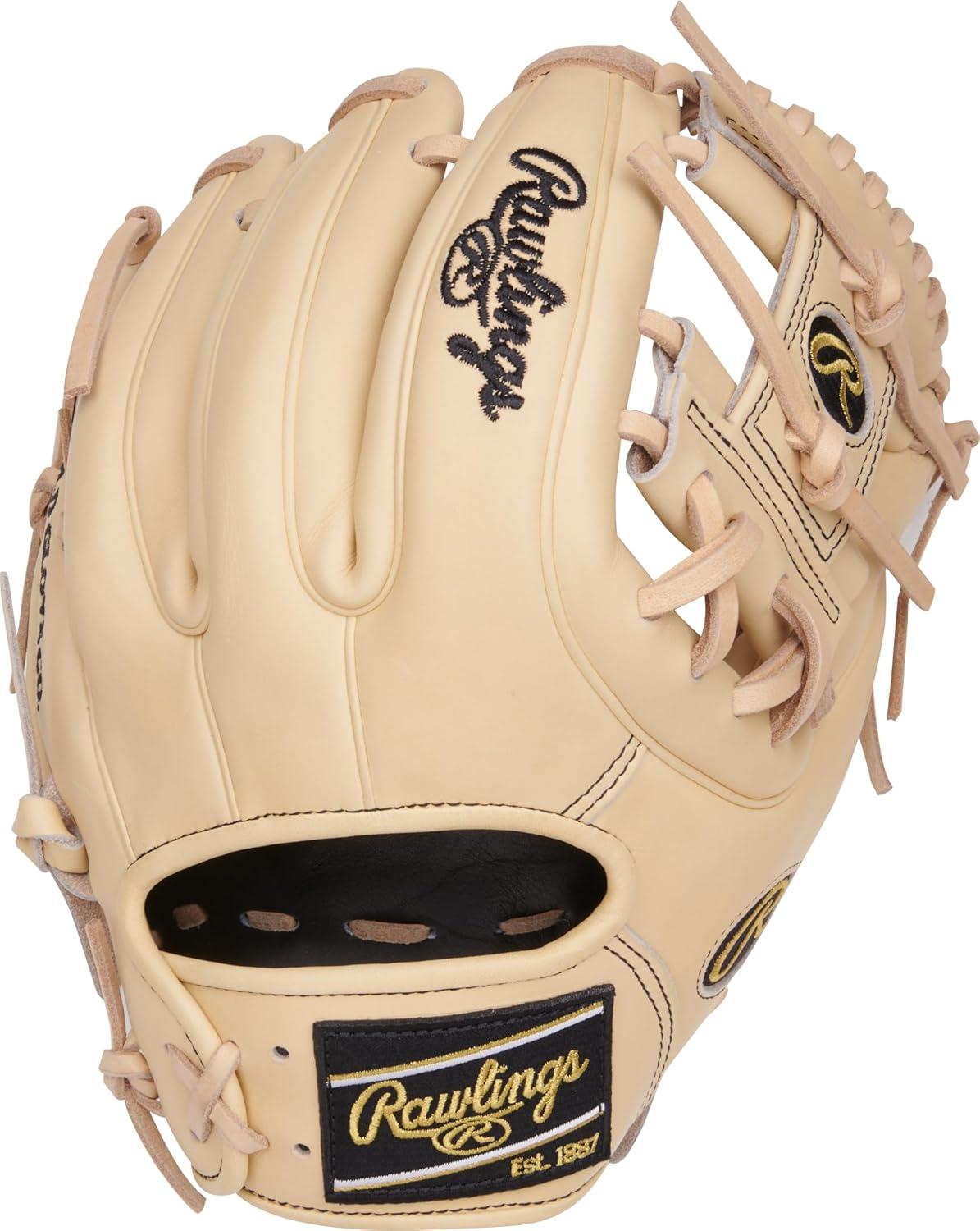 image:imageRawlings Heart of The Hide Baseball Glove Traditional Breakin Sizes 1125 1275 Multiple StylesCamel Black Pro I Web