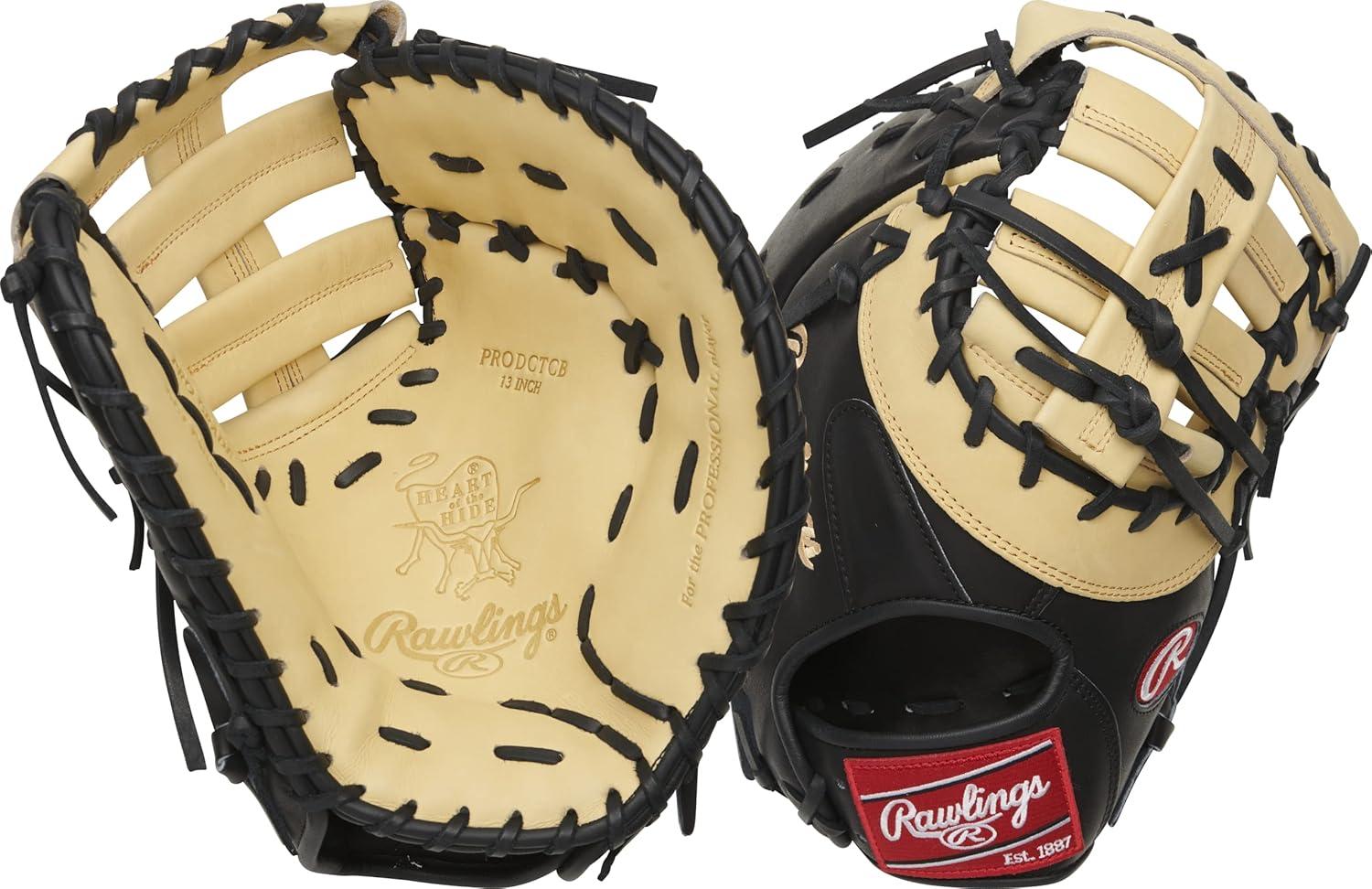 image:imageRawlings Heart of The Hide Baseball Glove Traditional Breakin Sizes 1125 1275 Multiple StylesCamel Black Single Post Double Bar Web