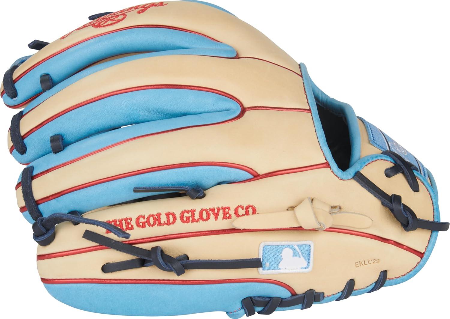 image:imageRawlings Heart of The Hide Baseball Glove Traditional Breakin Sizes 1125 1275 Multiple StylesCamel Columbia Blue Pro I Web