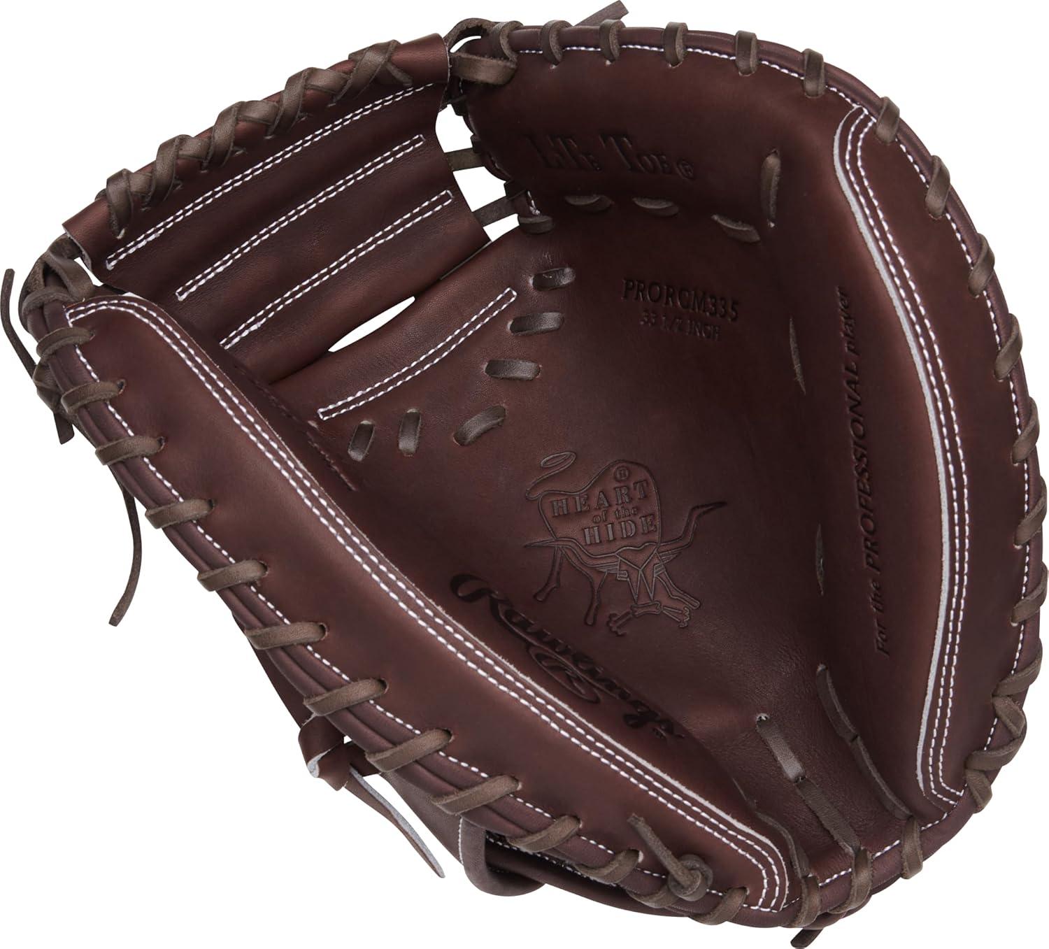 image:imageRawlings Heart of The Hide Baseball Glove Traditional Breakin Sizes 1125 1275 Multiple StylesChocolate 1Piece Solid Web