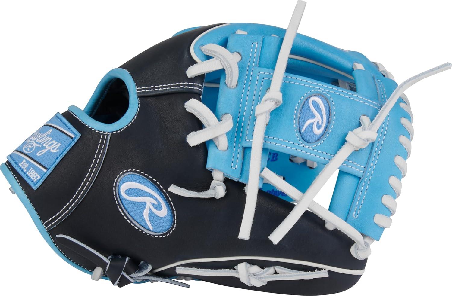 image:imageRawlings Heart of The Hide Baseball Glove Traditional Breakin Sizes 1125 1275 Multiple StylesColumbia Blue Black Pro I Web