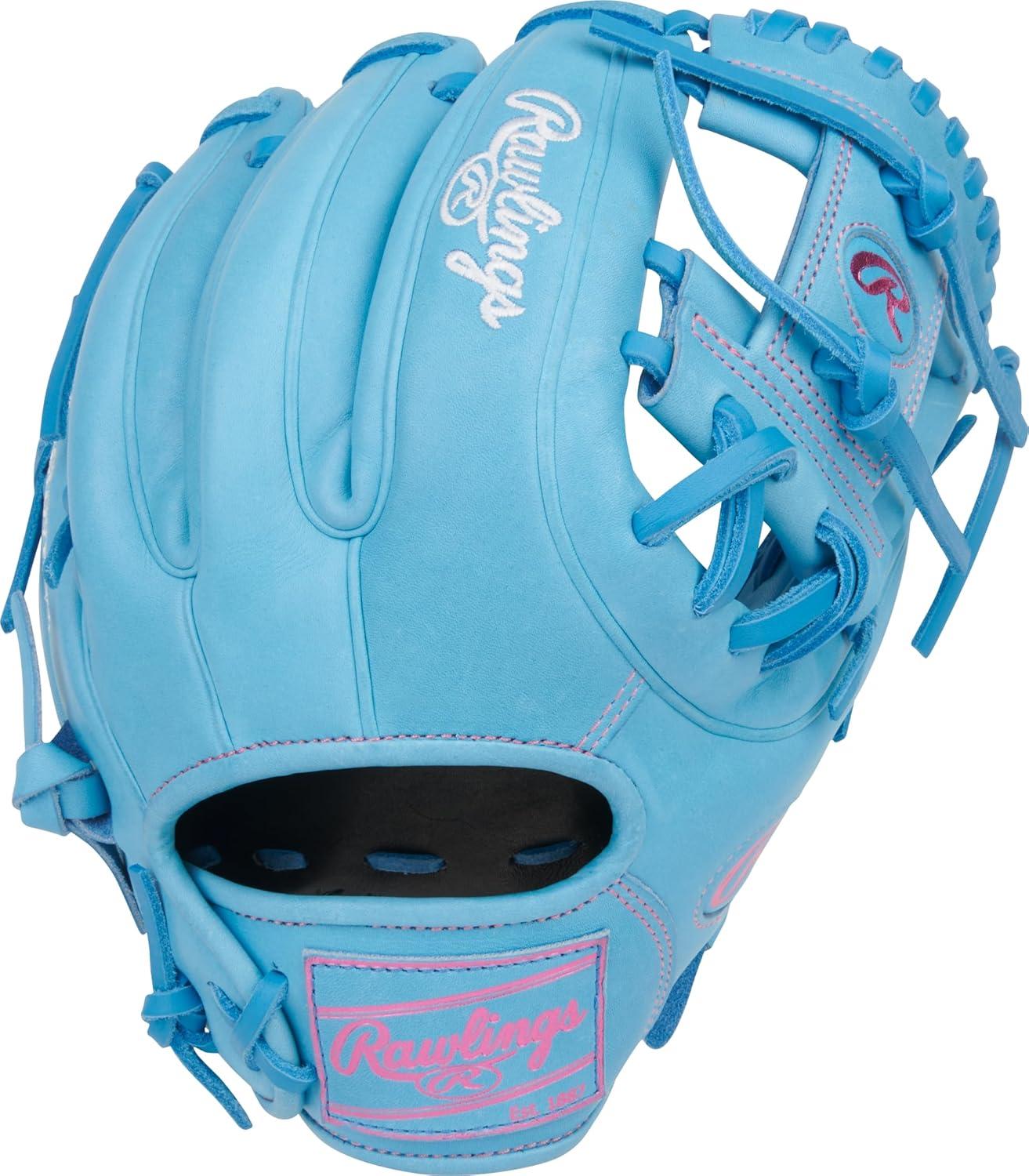 image:imageRawlings Heart of The Hide Baseball Glove Traditional Breakin Sizes 1125 1275 Multiple StylesColumbia Blue Pro I Web