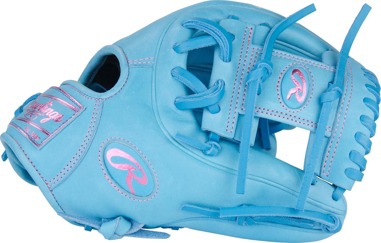 image:imageRawlings Heart of The Hide Baseball Glove Traditional Breakin Sizes 1125 1275 Multiple StylesColumbia Blue Pro I Web