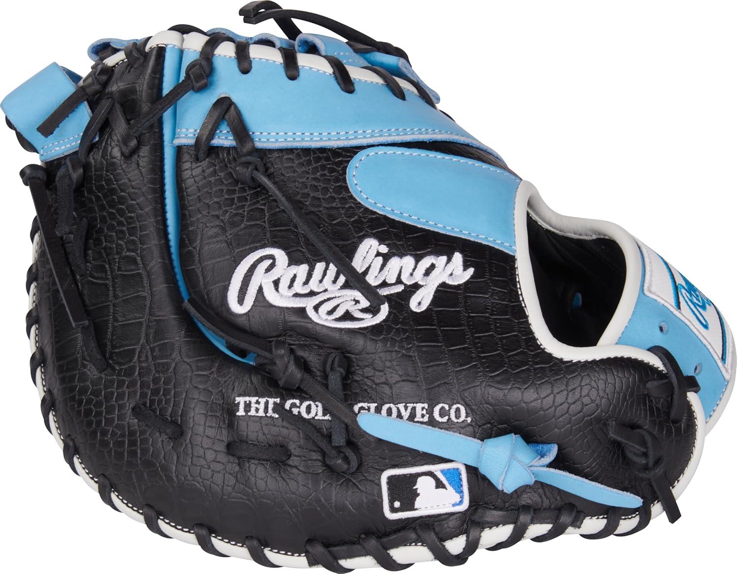 image:imageRawlings Heart of The Hide Baseball Glove Traditional Breakin Sizes 1125 1275 Multiple StylesColumbia Blue SinglePost DoubleBar Web