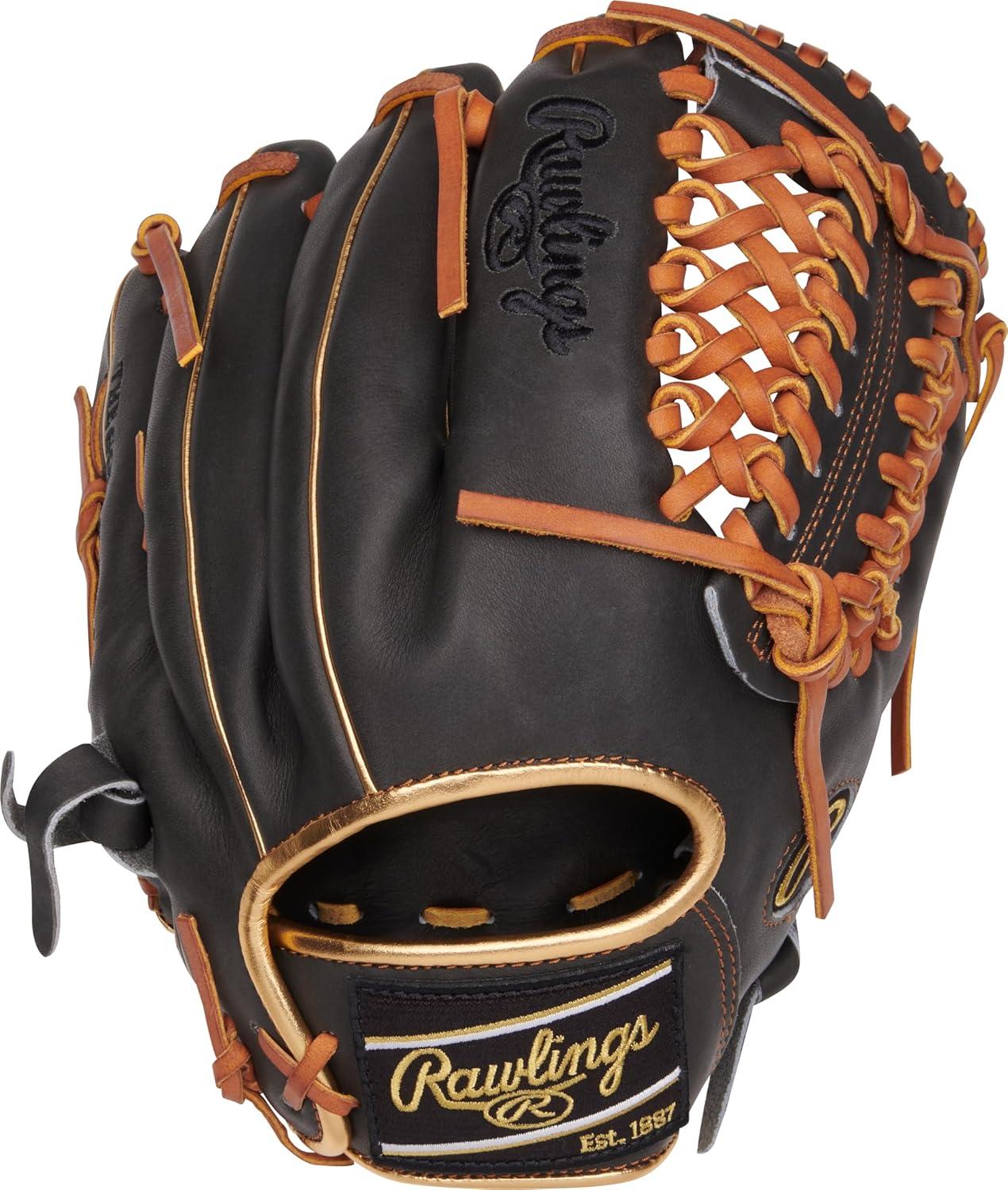 image:imageRawlings Heart of The Hide Baseball Glove Traditional Breakin Sizes 1125 1275 Multiple StylesDark Shadow Modified TrapEze Web