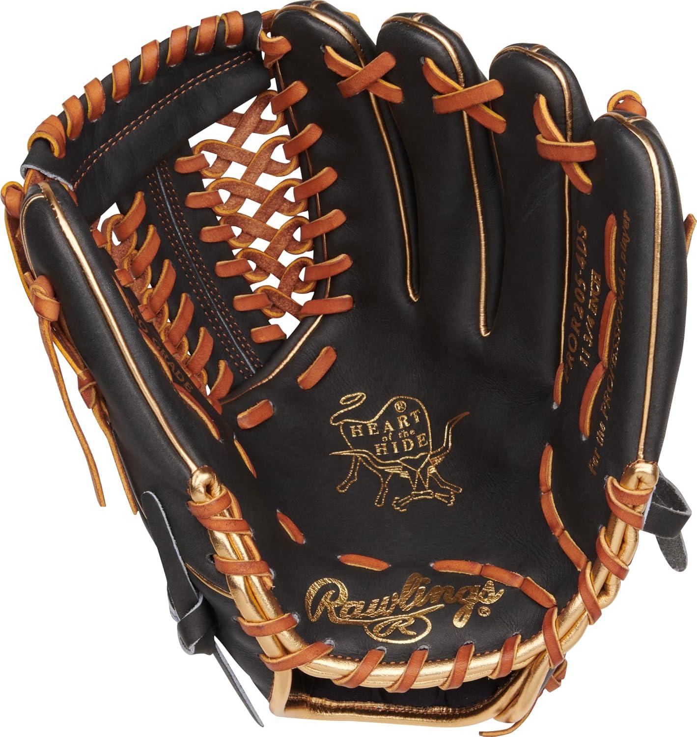 image:imageRawlings Heart of The Hide Baseball Glove Traditional Breakin Sizes 1125 1275 Multiple StylesDark Shadow Modified TrapEze Web