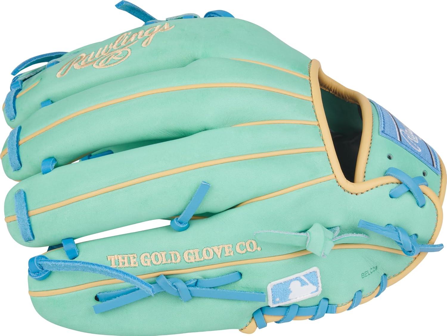 image:imageRawlings Heart of The Hide Baseball Glove Traditional Breakin Sizes 1125 1275 Multiple StylesMint Columbia Blue Pro I Web