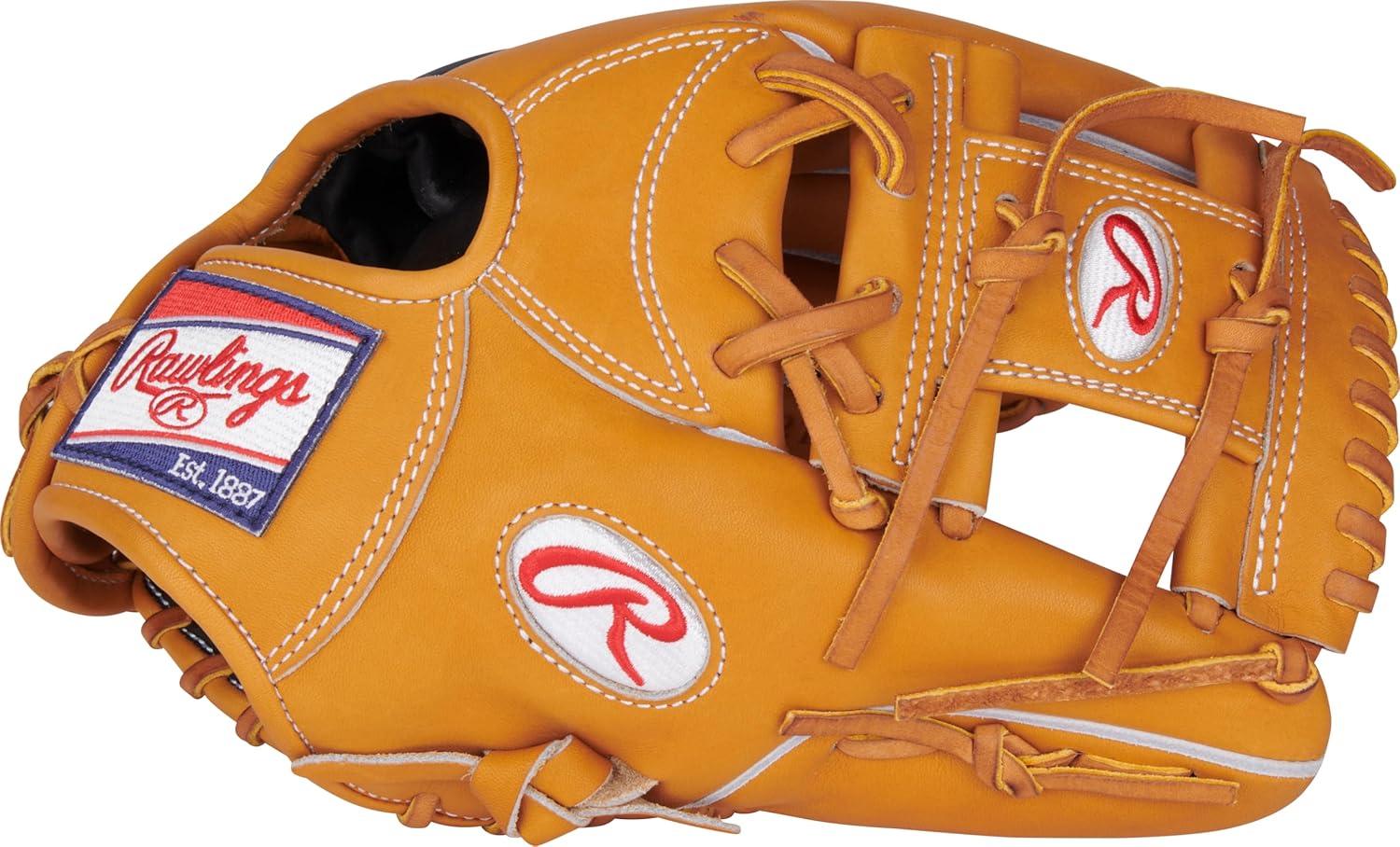 image:imageRawlings Heart of The Hide Baseball Glove Traditional Breakin Sizes 1125 1275 Multiple StylesTan Navy Pro I Web