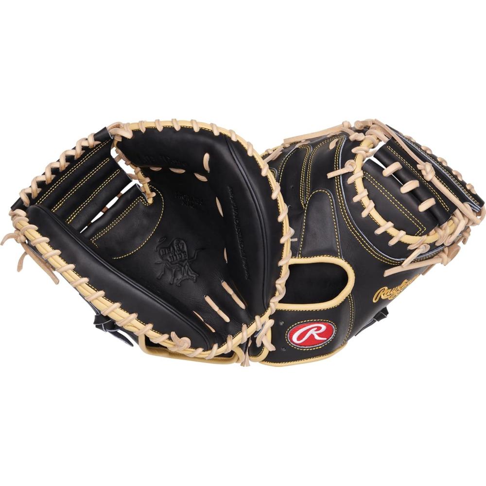 image:imageRawlings Heart of The Hide Baseball Glove Traditional Breakin Sizes 1125 1275 Multiple StylesBlack 1Piece Solid Web
