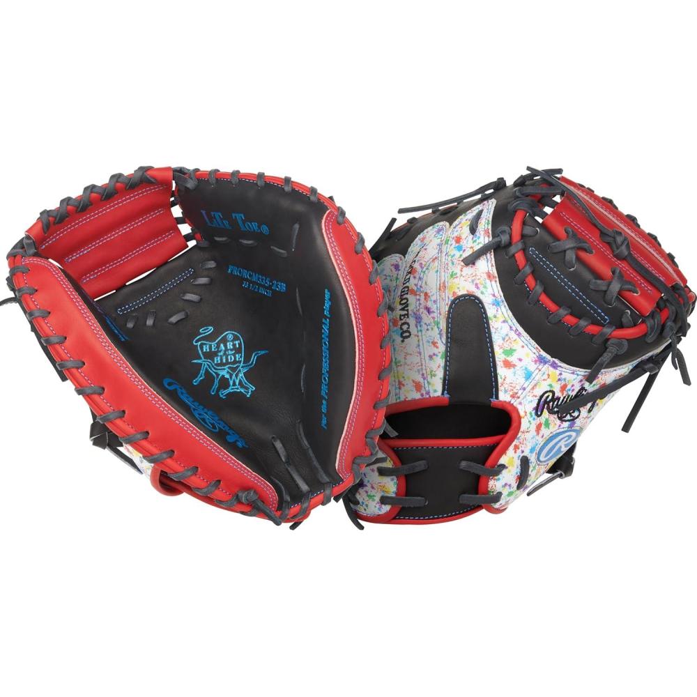image:imageRawlings Heart of The Hide Baseball Glove Traditional Breakin Sizes 1125 1275 Multiple StylesBlack Splatter 1Piece Solid Web