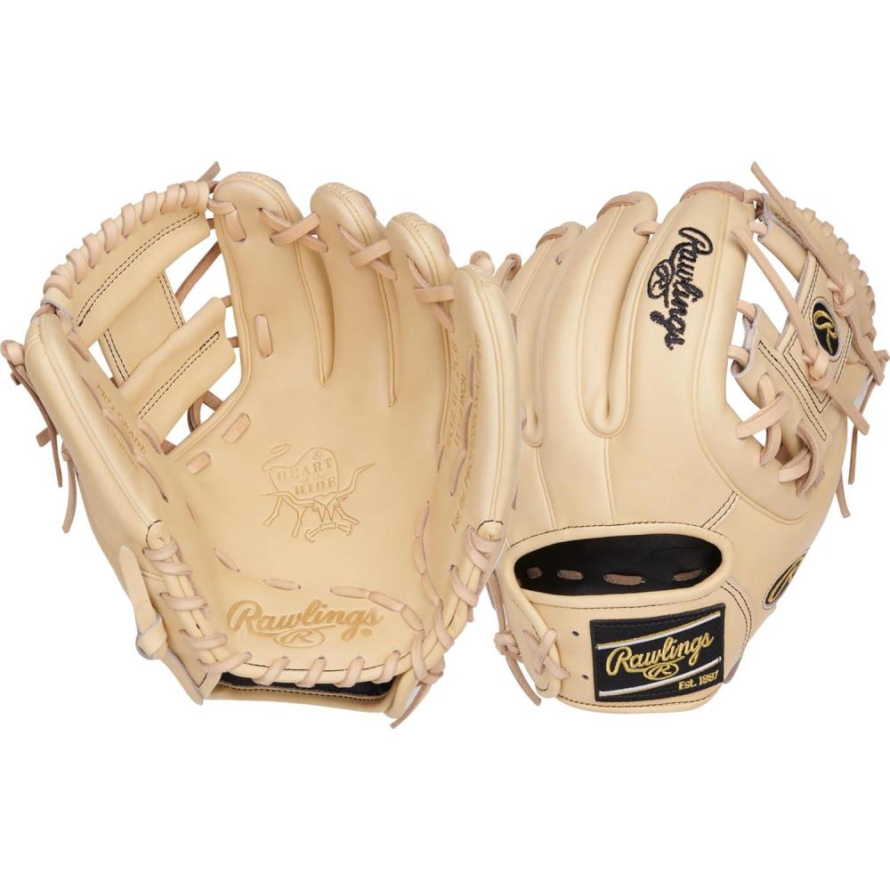 image:imageRawlings Heart of The Hide Baseball Glove Traditional Breakin Sizes 1125 1275 Multiple StylesCamel Black Pro I Web