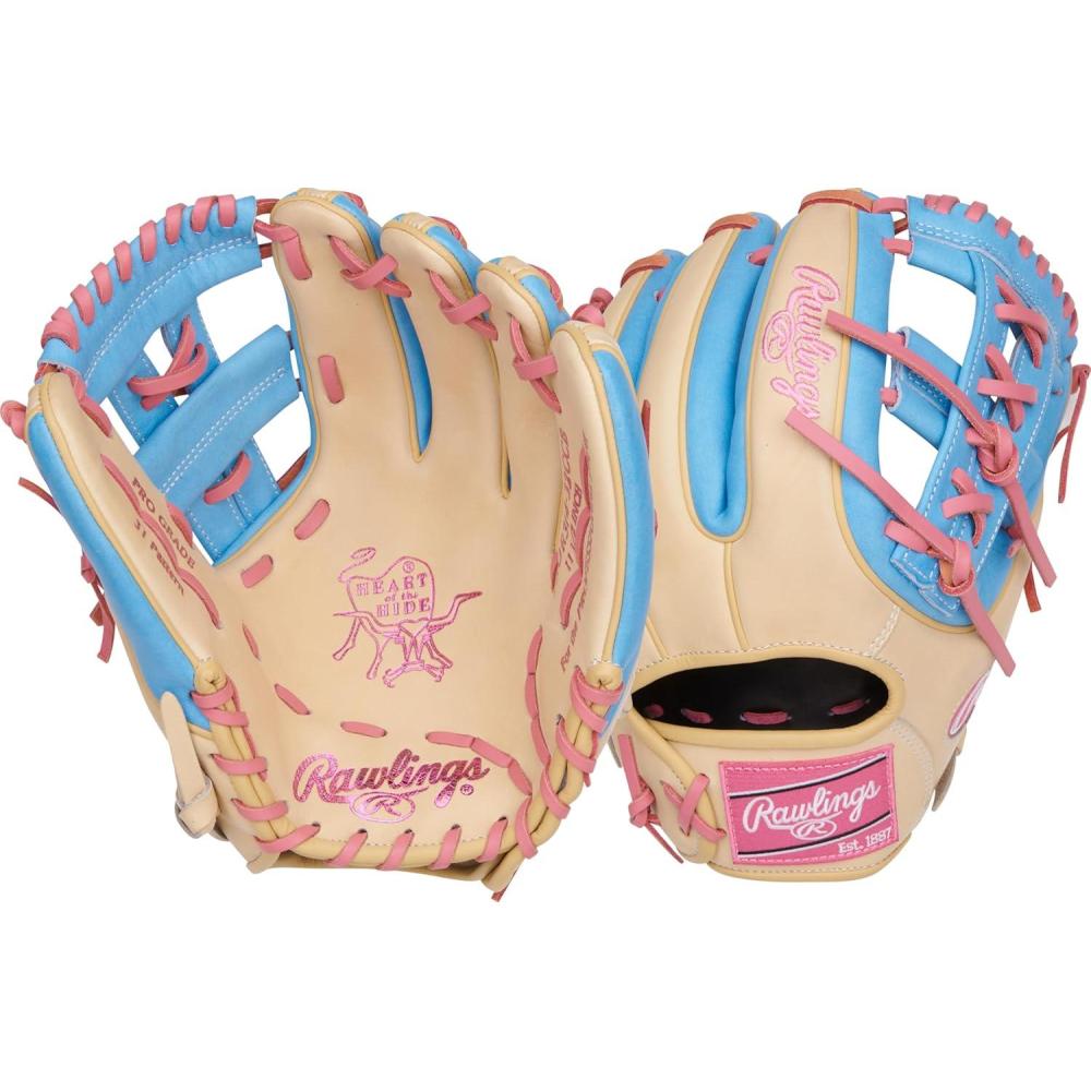 image:imageRawlings Heart of The Hide Baseball Glove Traditional Breakin Sizes 1125 1275 Multiple StylesCamel Pro I Web