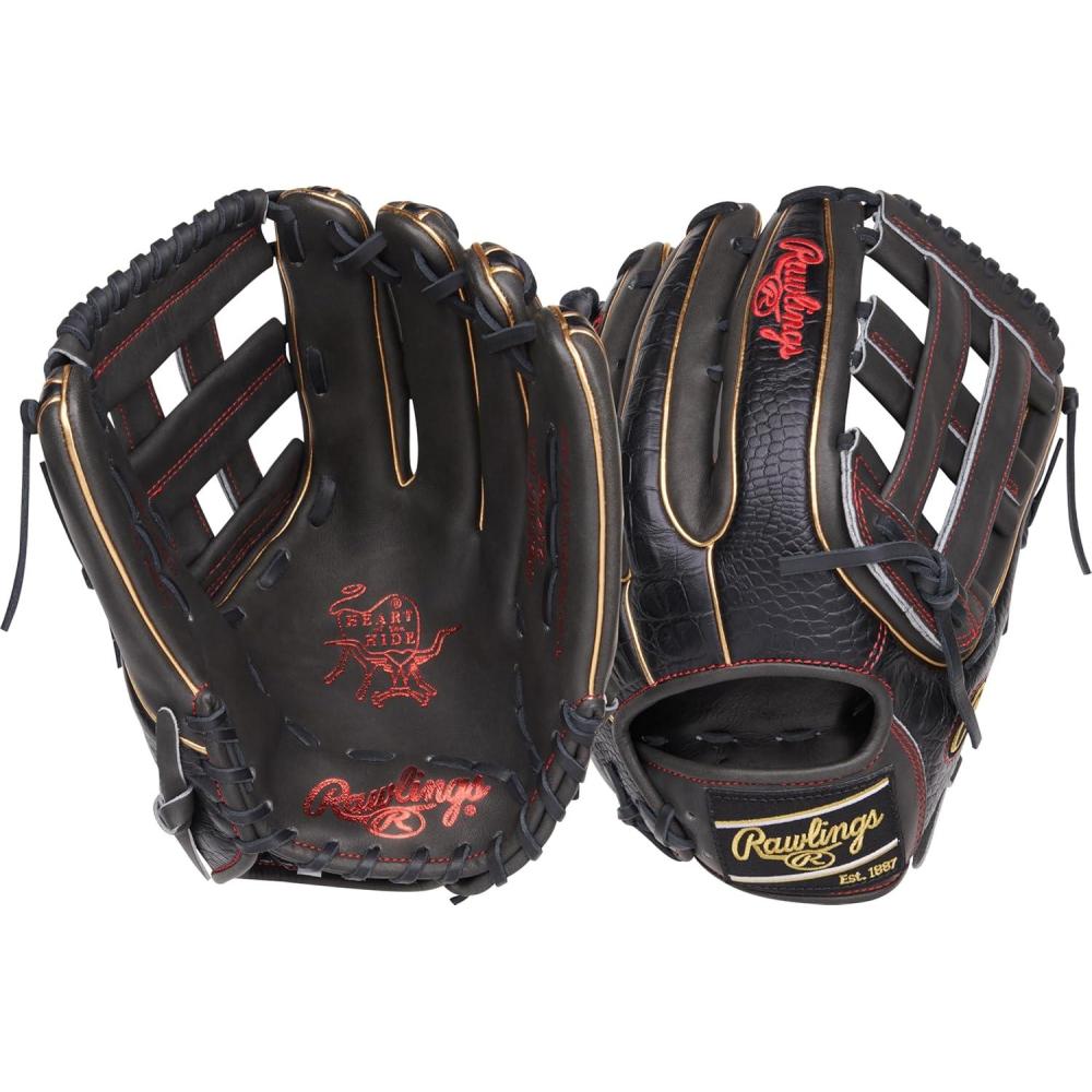 image:imageRawlings Heart of The Hide Baseball Glove Traditional Breakin Sizes 1125 1275 Multiple StylesDark Shadow Pro H Web